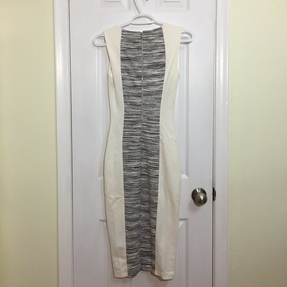H&M Gray and White Midi Dress - Picture 2 of 6